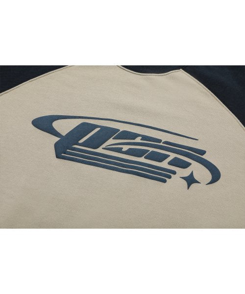 LOGO RAGLAN SWEATSHIRT - 2 COLORS NAVY