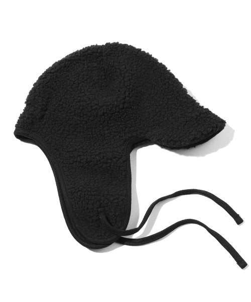 LOGO TROOPER FLEECE EARFLAP - 3 COLORS BLACK