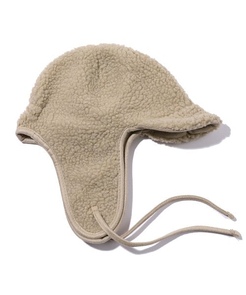 LOGO TROOPER FLEECE EARFLAP - 3 COLORS BEIGE