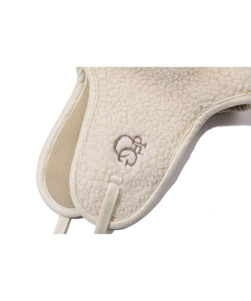 LOGO TROOPER FLEECE EARFLAP - 3 COLORS CREAM