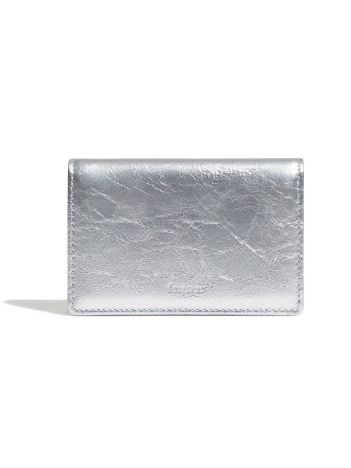 CRINKLE NAME POCKET - 2 COLORS SILVER