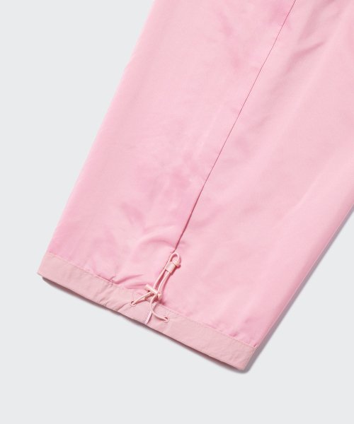 SIDE LINE WIDE TRACK PANTS - 4 COLORS PINK