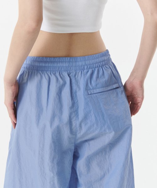 SIDE LINE WIDE TRACK PANTS - 4 COLORS SKY BLUE