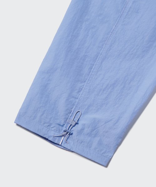 SIDE LINE WIDE TRACK PANTS - 4 COLORS SKY BLUE