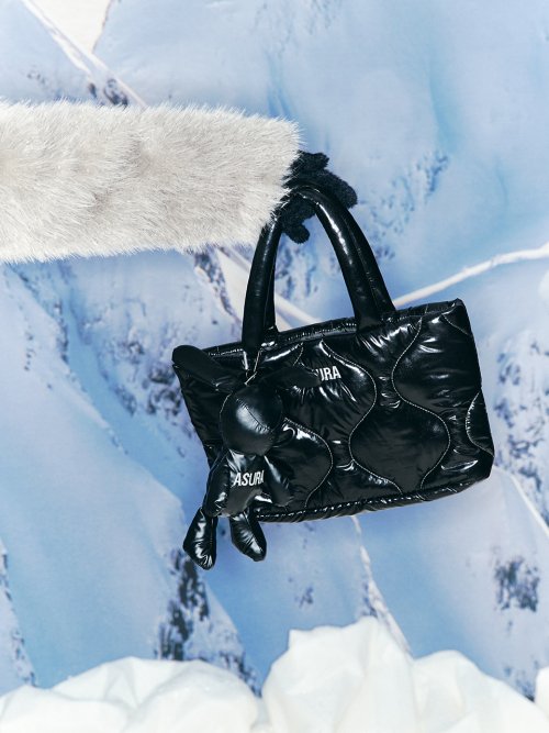 GLOSSY BAG - 2 COLORS BLACK