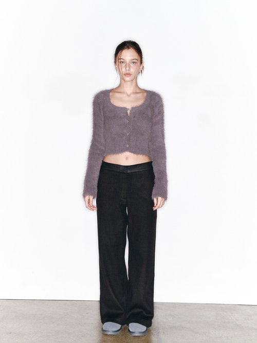 KNIT PANTS - 2 COLORS BLACK
