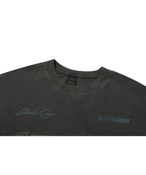 FEARLESS LAYERED PIGMENT LONG SLEEVE SMOKE BLACK