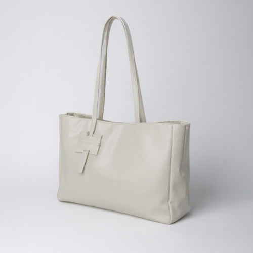 ANNA MEDIUM SHOPPER SHOULDER BAG - 4 COLORS LAVENDER