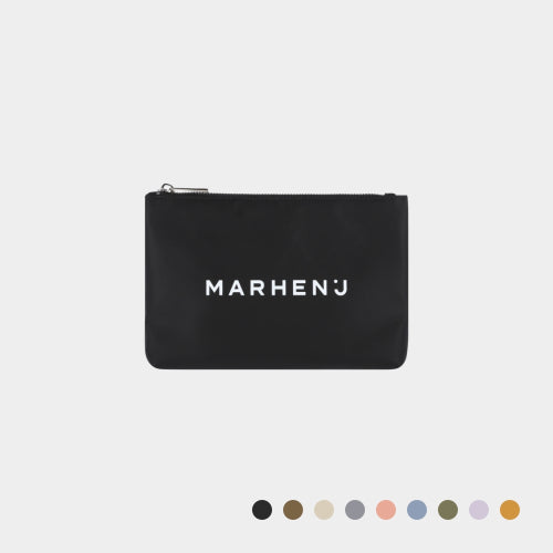 LINA NYLON TRAVEL POUCH - 9 COLORS GREY