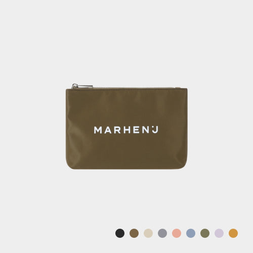 LINA NYLON TRAVEL POUCH - 9 COLORS GREY