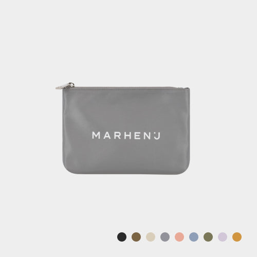 LINA NYLON TRAVEL POUCH - 9 COLORS GREY