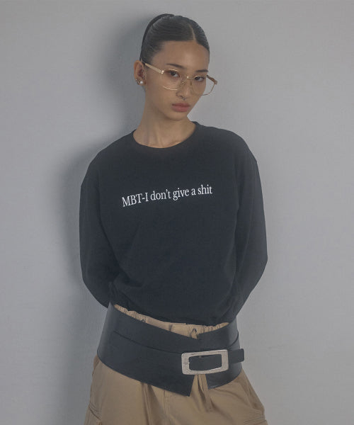 WASHED LONG SLEEVE TEE WASHED - 2 COLORS BLACK