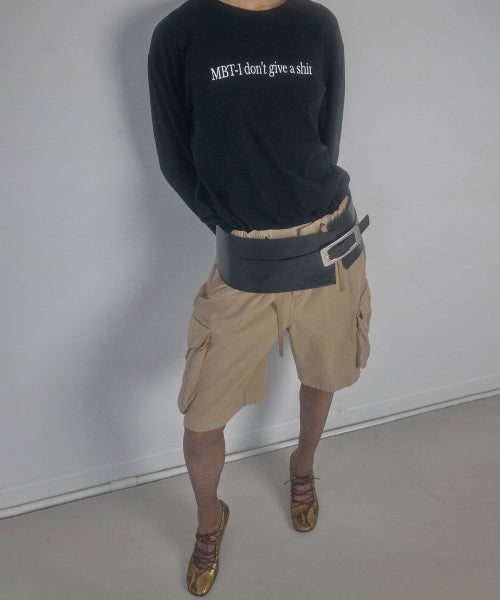 WASHED LONG SLEEVE TEE WASHED - 2 COLORS BLACK