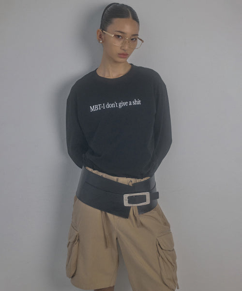 WASHED LONG SLEEVE TEE WASHED - 2 COLORS BLACK