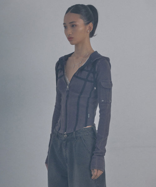 WASHED BONDAGE HOODIE WASHED - 2 COLORS NAVY