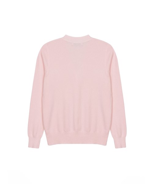 MINIMAL V NECK BUTTERFLY CARDIGAN #徐睿知同款! - 5 COLORS PINK