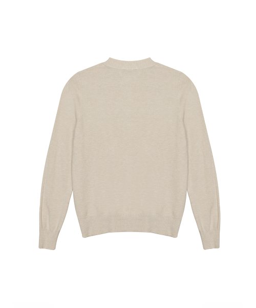 MINIMAL V NECK BUTTERFLY CARDIGAN #徐睿知同款! - 5 COLORS BEIGE