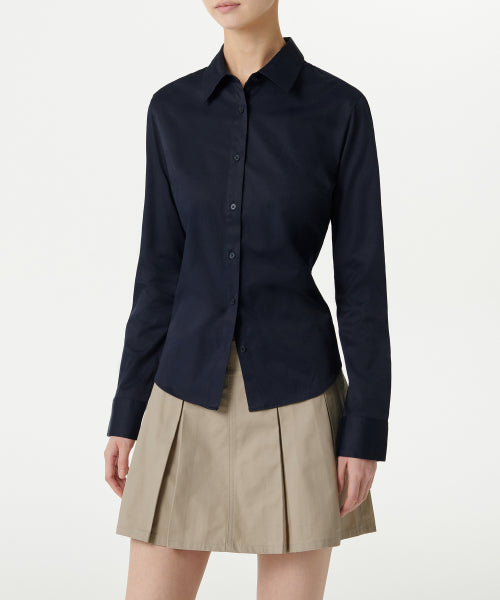 WOMENS SLIM FIT SHIRT #韓韶禧同款! - 9 COLORS NAVY