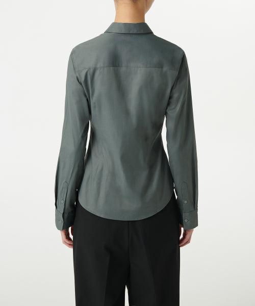 WOMENS SLIM FIT SHIRT #韓韶禧同款! - 9 COLORS KHAKI
