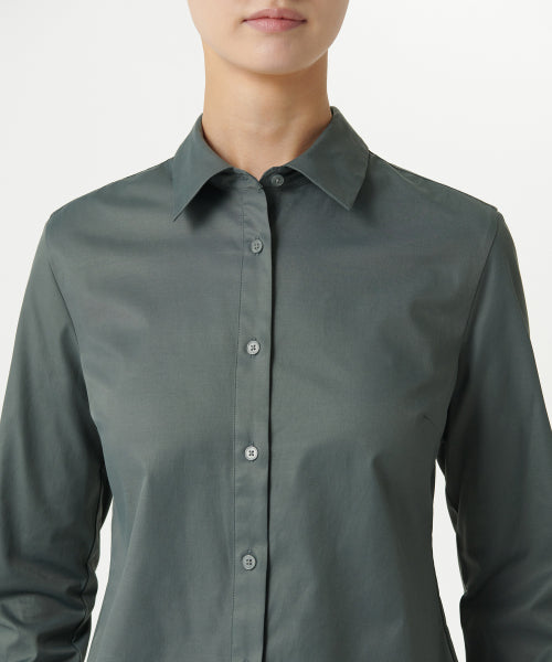 WOMENS SLIM FIT SHIRT #韓韶禧同款! - 9 COLORS KHAKI
