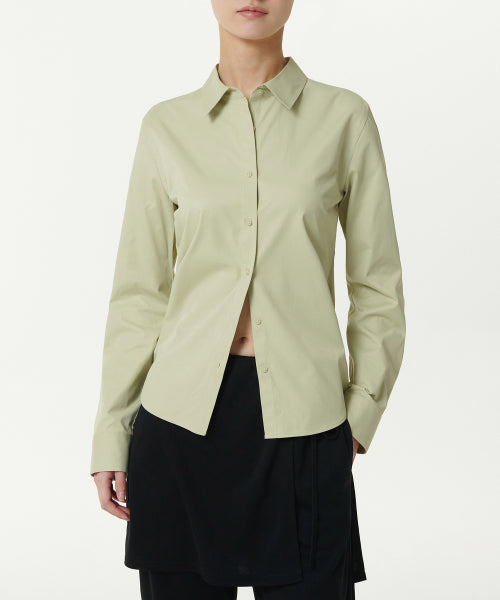 WOMENS SLIM FIT SHIRT #韓韶禧同款! - 9 COLORS GREEN