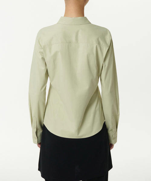 WOMENS SLIM FIT SHIRT #韓韶禧同款! - 9 COLORS GREEN
