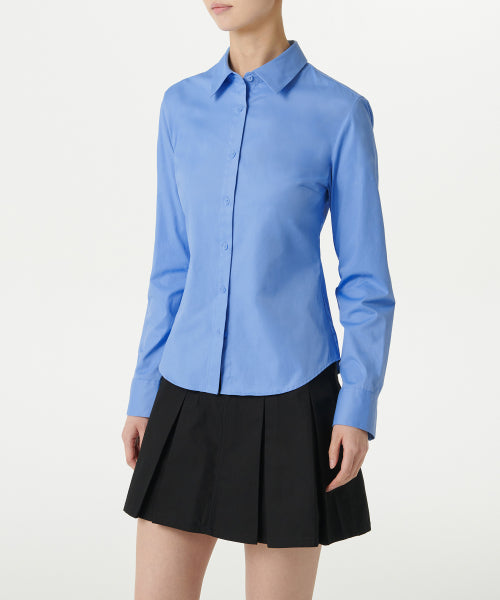 WOMENS SLIM FIT SHIRT #韓韶禧同款! - 9 COLORS BLUE