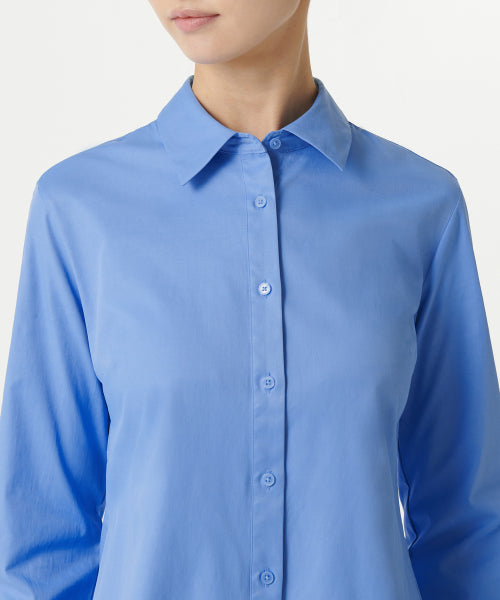 WOMENS SLIM FIT SHIRT #韓韶禧同款! - 9 COLORS BLUE