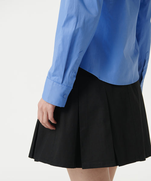 WOMENS SLIM FIT SHIRT #韓韶禧同款! - 9 COLORS BLUE