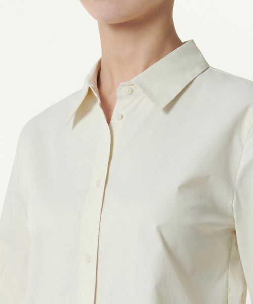 WOMENS SLIM FIT CROP SHIRT #韓韶禧同款! - 6 COLORS AS SHOWN