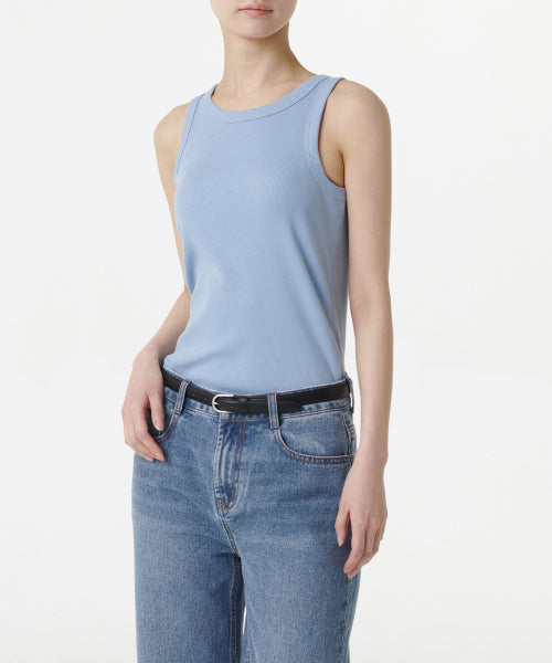 WOMENS ESSENTIAL TANK TOP #韓韶禧同款! - 8 COLORS BLUE
