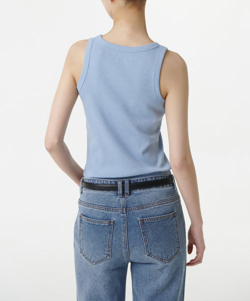 WOMENS ESSENTIAL TANK TOP #韓韶禧同款! - 8 COLORS BLUE