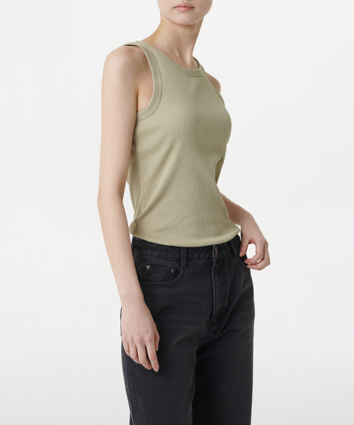WOMENS ESSENTIAL TANK TOP #韓韶禧同款! - 8 COLORS GREEN