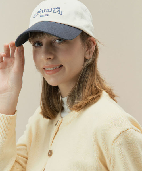 BONHEUR MIX BALL CAP - 2 COLORS NAVY