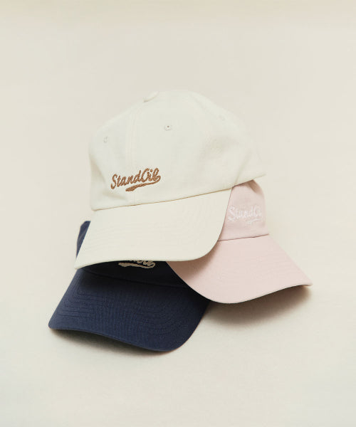 STAND LOGO BALL CAP - 3 COLORS CREAM