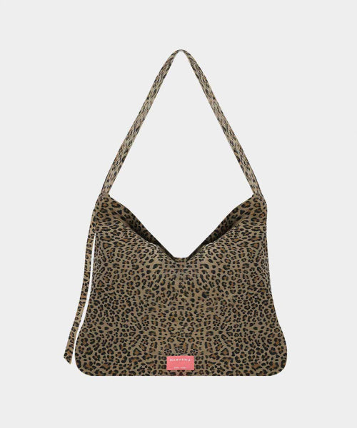 GEMMA LEOPARD SHOULDER BAG - 5 COLORS NAVY