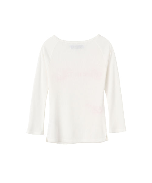 HEAVENLY BUTTON DOWN T SHIRT - 2 COLORS WHITE