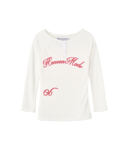HEAVENLY BUTTON DOWN T SHIRT - 2 COLORS WHITE