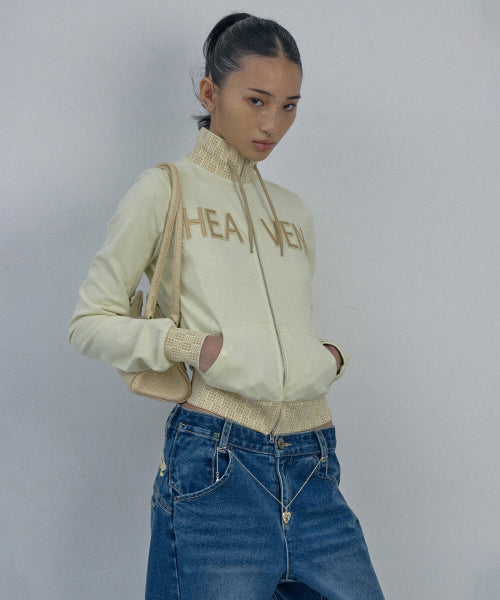 HEAVENLY GINGHAM TRACK JACKET - 3 COLORS BUTTER