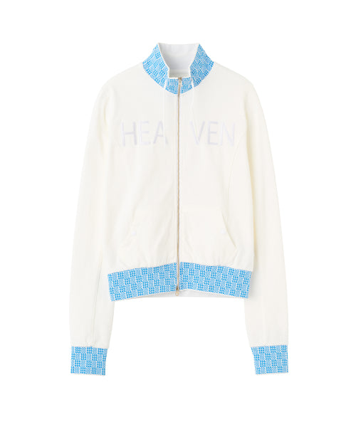 HEAVENLY GINGHAM TRACK JACKET - 3 COLORS WHITE