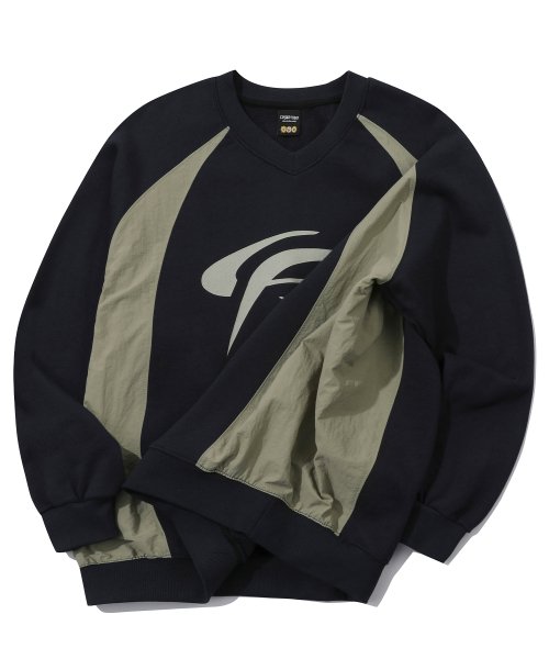 RAGLAN PANEL SWEATSHIRT - 3 COLORS NAVY