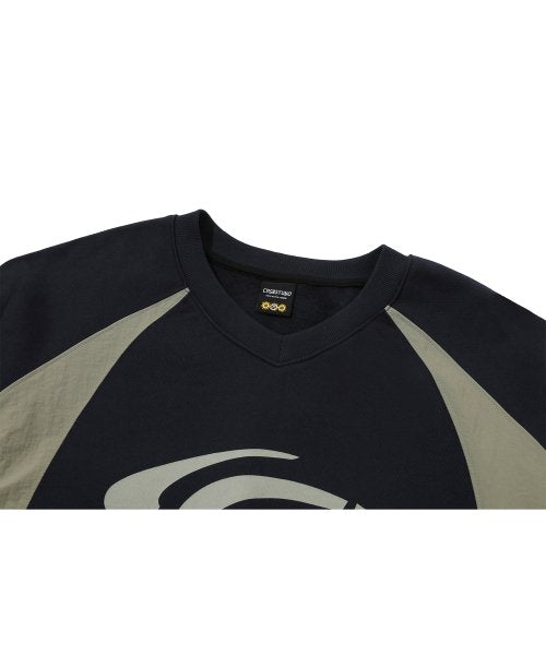RAGLAN PANEL SWEATSHIRT - 3 COLORS NAVY