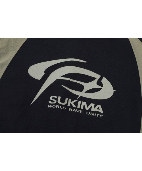 RAGLAN PANEL SWEATSHIRT - 3 COLORS NAVY