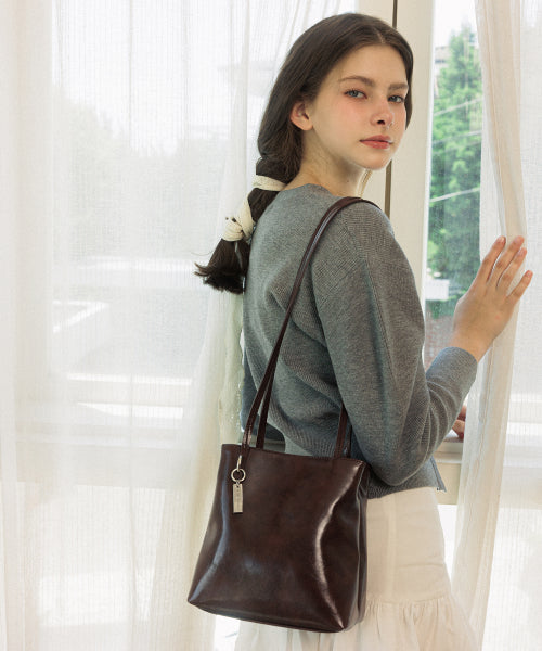 LOME MEDIUM SHOULDER BAG - 4 COLORS BLACK