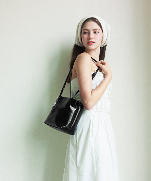 LOME MEDIUM SHOULDER BAG - 4 COLORS BLACK