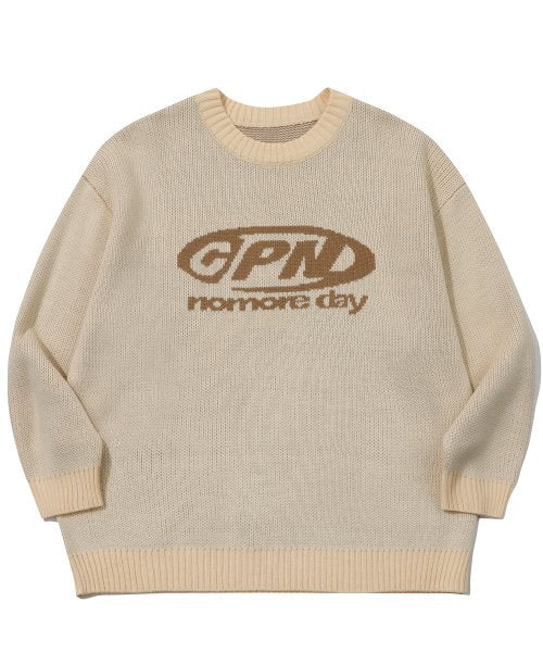 LOGO SWEATER - 2 COLORS CREAM