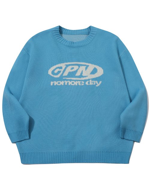 LOGO SWEATER - 2 COLORS BLUE