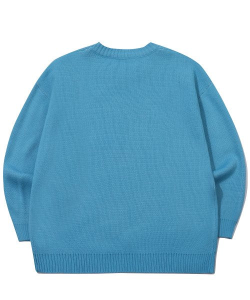 LOGO SWEATER - 2 COLORS BLUE