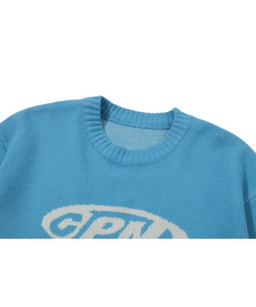 LOGO SWEATER - 2 COLORS BLUE