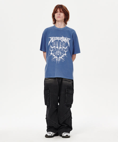 FLAME HEART PIGMENT TEE - 2 COLORS